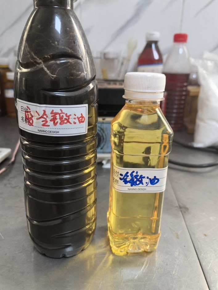 Effective crude oil decolorization process for enhanced quality